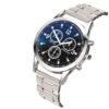 Blue Light Glass Three Eye Steel Band Watch Men's Watch