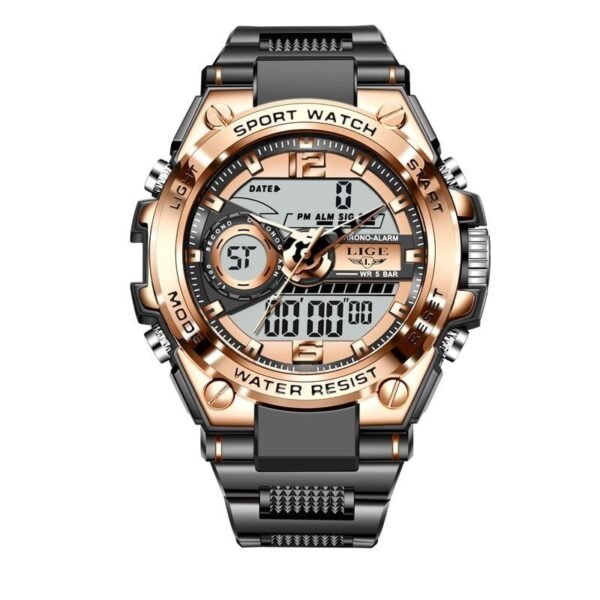 Original Double Display Electronic Sports Watch Luminous Watch Waterproof Watch