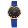 Korean style PU leather strap casual fashion watch ladies