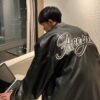 PU Leather Jacket Men's