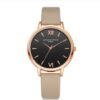 Korean style PU leather strap casual fashion watch ladies
