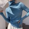 Women's High Collar Thickened Sweater