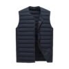 Men's Down Cotton Vest U Shaped Collar