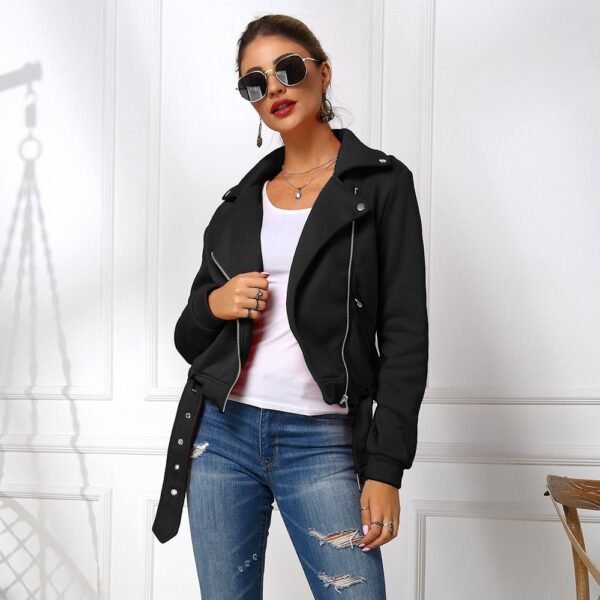 Women's Jacket Oblique Zipper