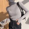 Women's High Collar Thickened Sweater