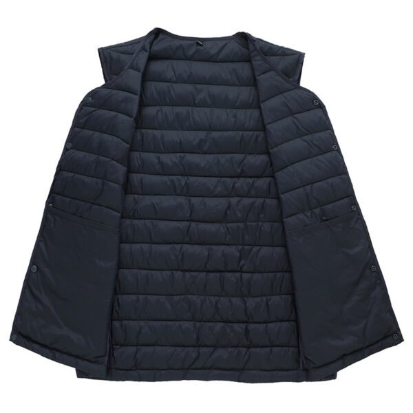 Men's Down Cotton Vest U Shaped Collar