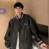 PU Leather Jacket Men's