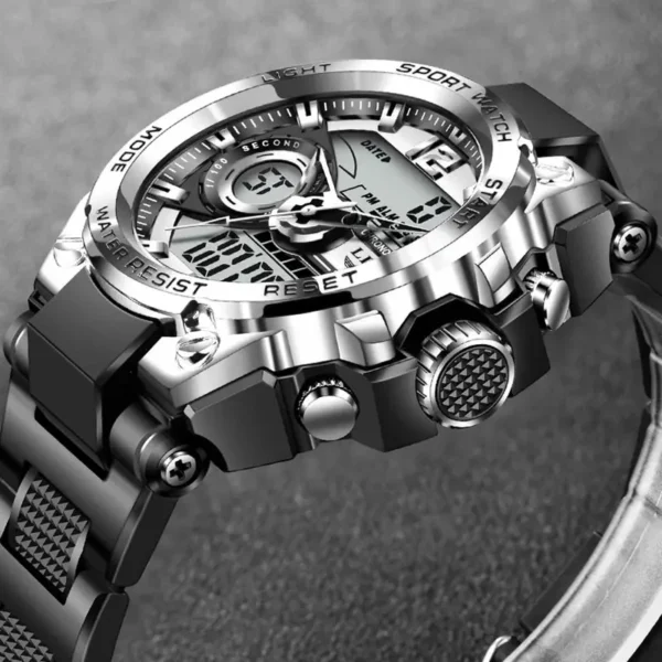 LIGE Digital 50m Waterproof Wristwatch