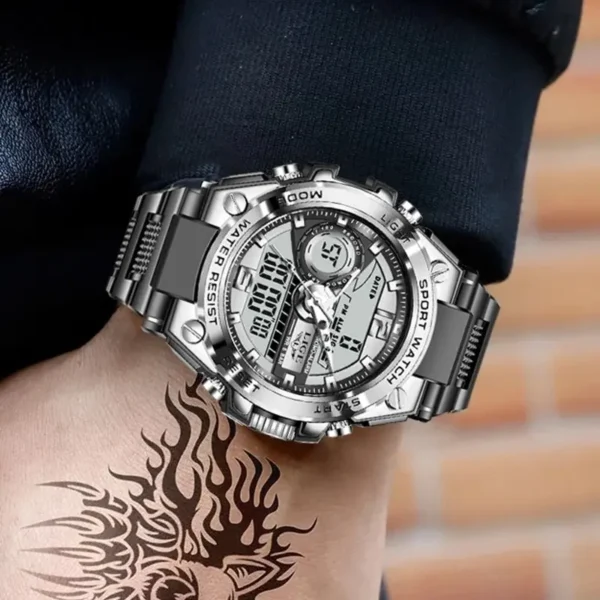 LIGE Digital 50m Waterproof Wristwatch