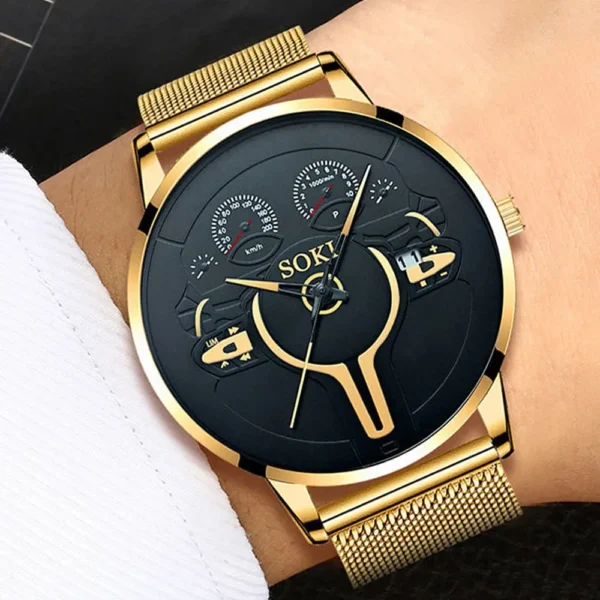 Luxury Fashion Calendar Watch Men