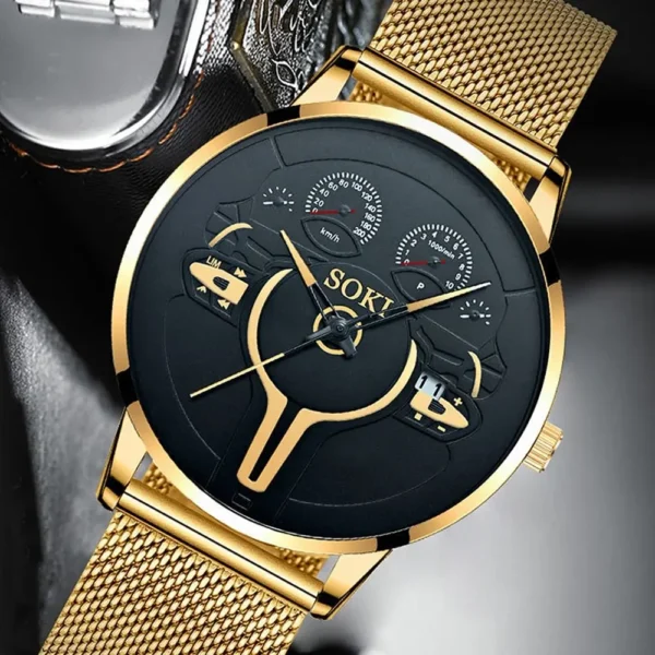 Luxury Fashion Calendar Watch Men