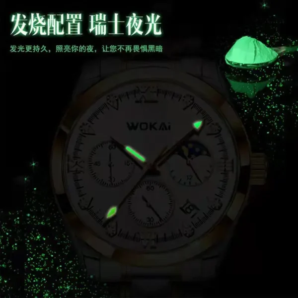 WOKAI high quality Men's Luxury watch