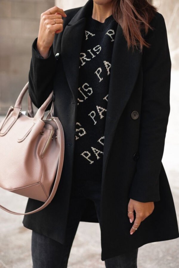 Woolen Long Coat Women