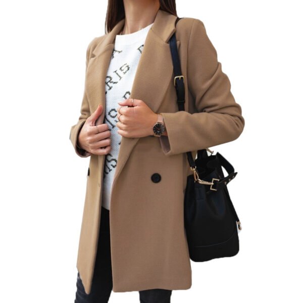 Woolen Long Coat Women