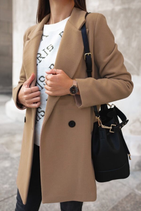 Woolen Long Coat Women