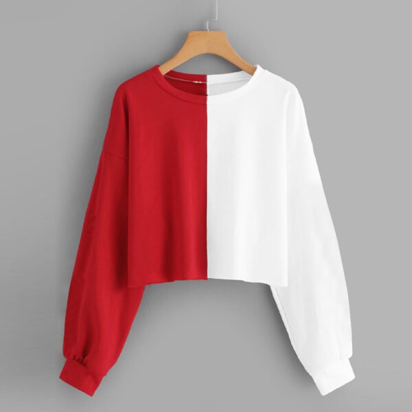 Dual Color Short Sweater