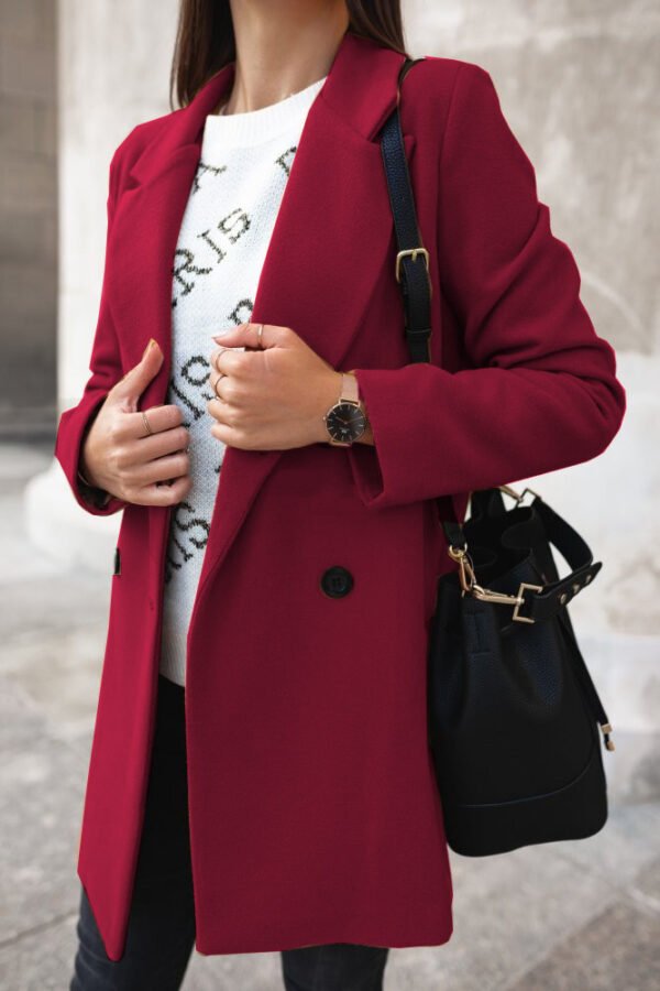 Woolen Long Coat Women