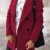 Woolen Long Coat Women