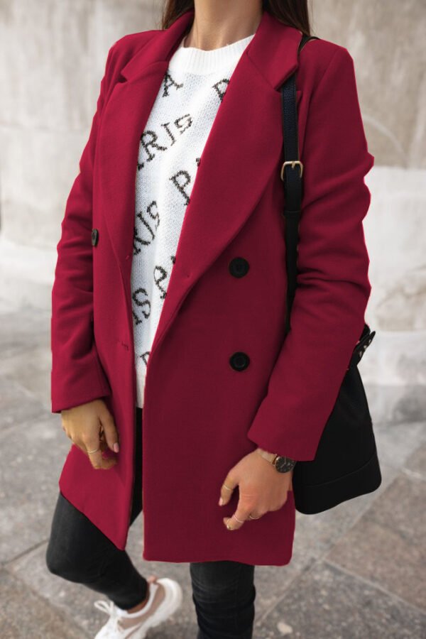 Woolen Long Coat Women