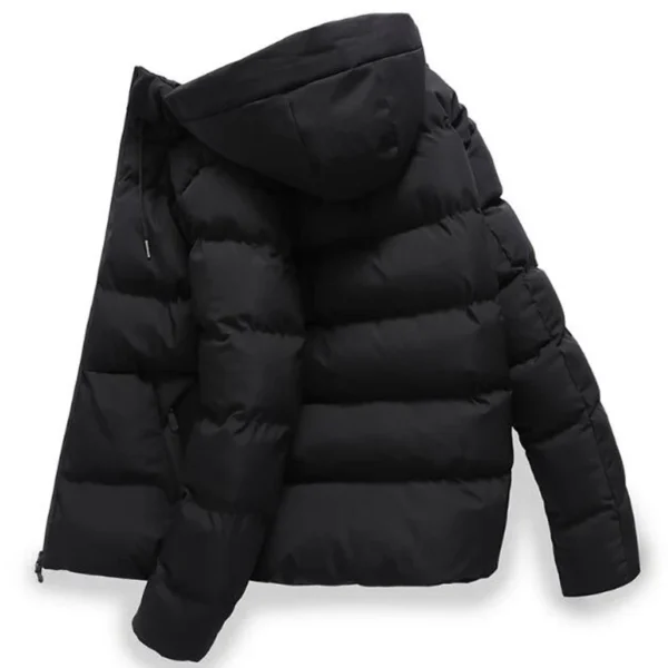 Hooded Parka Coat Men Long Sleeve Jacket