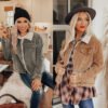 Corduroy Lamb Wool Splicing Coat